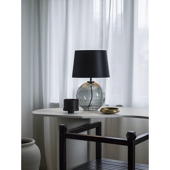 Lampa stołowa szklana kula Jonna podstawa